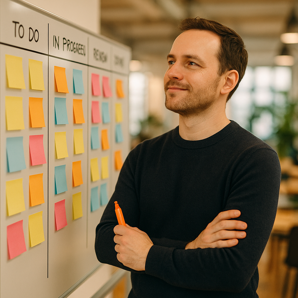 From Sticky Notes to Sanity: The Kanban Board That Changed My Business